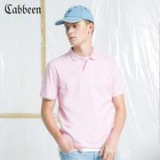 thêu lỏng tay ngắn tay lá thư hợp thời trang nam Carbine của mất Polo shirt đơn giản triều đường phố đang thương hiệu H