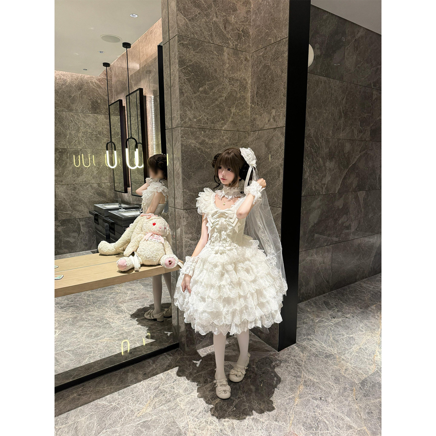 🌸洛丽塔少女必备🌸：千堆雪蕾丝公主裙-lolita洛丽塔-淘宝好物网