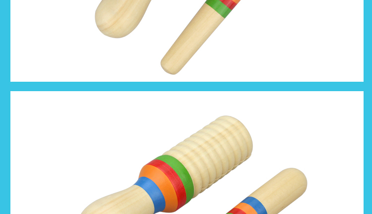 Trường mẫu giáo Orff trẻ em chủ đề nhạc cụ gõ vòng đơn nhỏ ếch ống nhạc giáo dục đồ chơi giáo dục sớm do choi