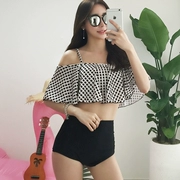 Trang web chính thức của Hàn Quốc nhập khẩu nữ chính hãng mới chia áo tắm dây đai xù áo tắm bikini 182 - Bikinis