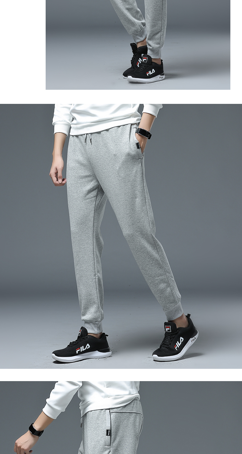 Cộng thêm quần lửng nhung thấm hút quần cotton nam mùa đông thu đông quần kaki