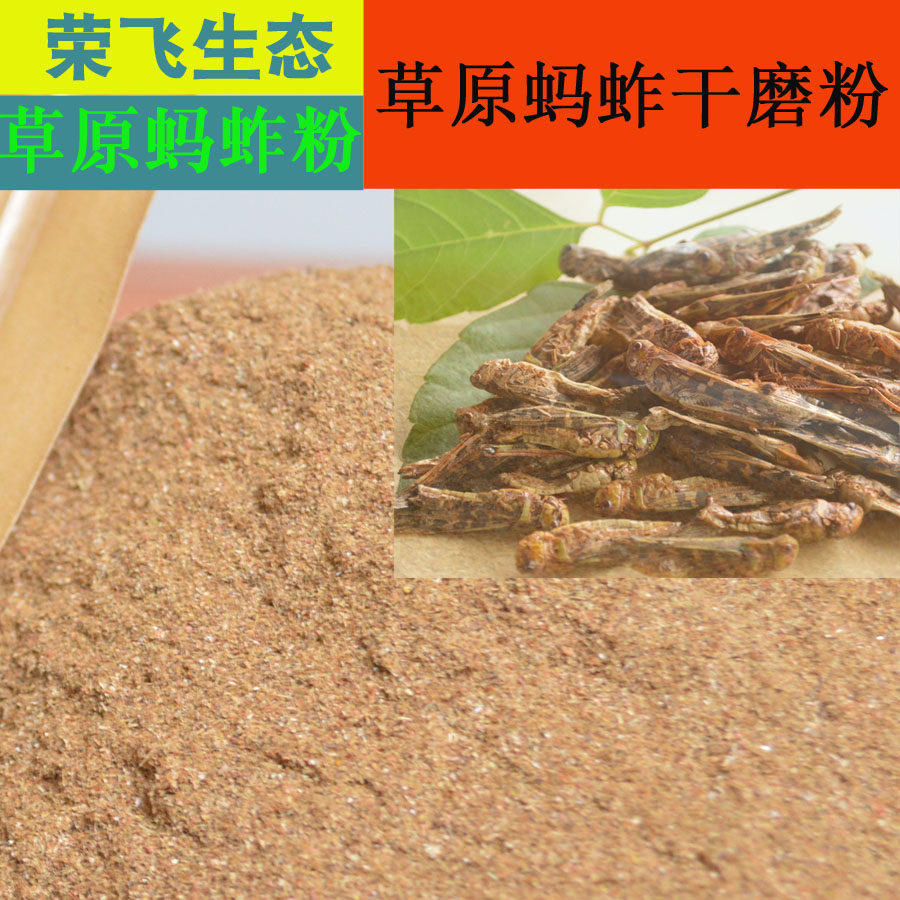 Grasshopper Powder Locust Powder Grasshopper Dry powder Home Bird Food Raw Material Self - Change Feather Strip Material 500g