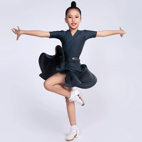 Dynasties Латинские танцевальные носки, дети, девочки, кружевные носки, носки, хлопковые носки, латинские соревнования, предусмотренные носки LD01