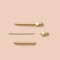 Accidental Design (Lowercase Series)Lowercase signature pen refill Brass storage box Replacement refill Custom refill for lowercase series