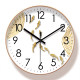 Yipula Wall Clock Living Room Clock Simple Nordic Fashion Home Clock Wall Watch Silent Old-Fashioned Round Quartz Clock