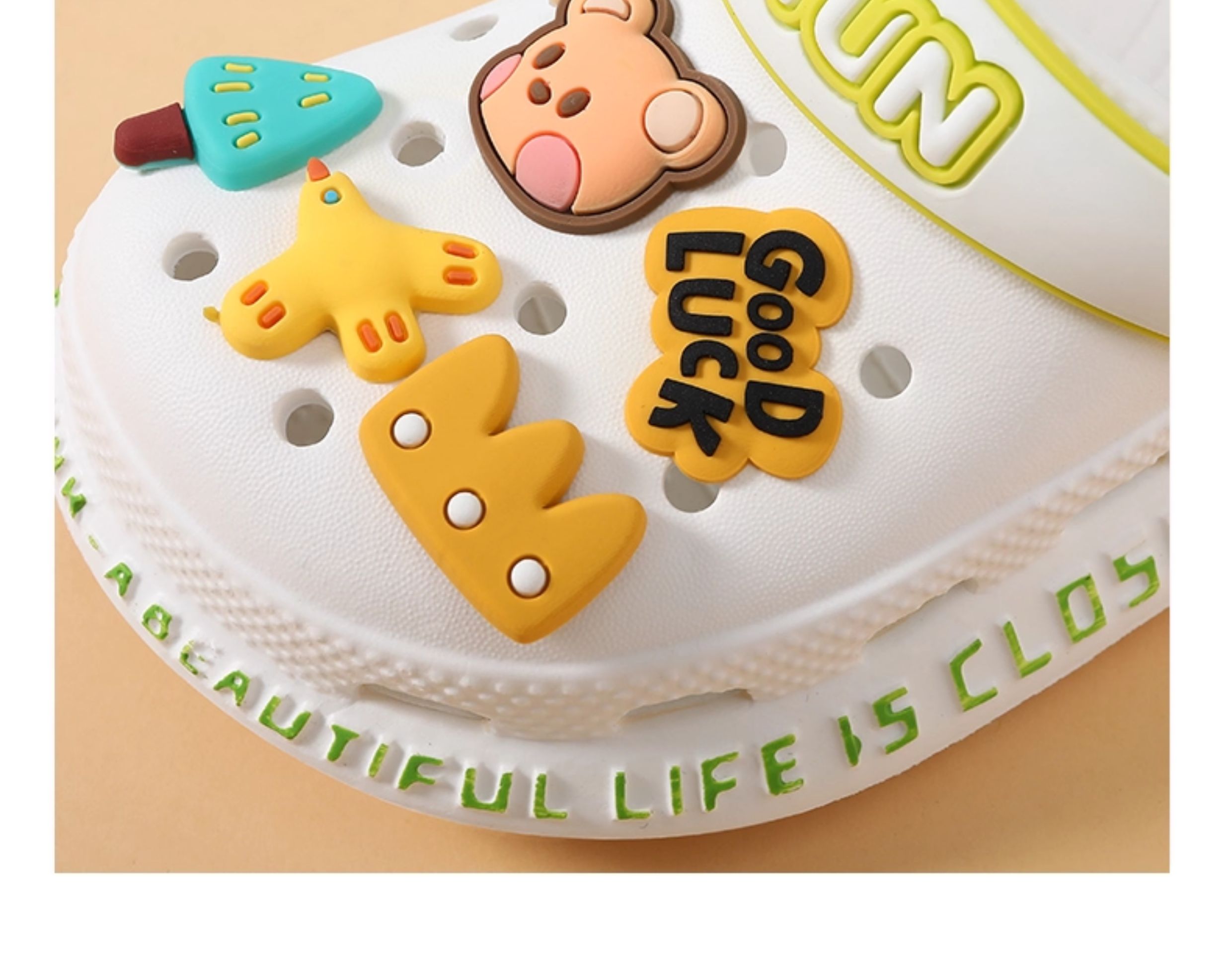 Boys Sandals Children's Hole Shoes Outdoor Non-Slip Bear Girls' Slippers Child Baby Closed Toe Summer Children's — 4