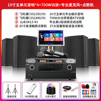 Мегафон, колонки, усилитель, профессиональный микрофон, караоке, 700W