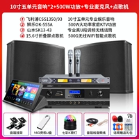 Мегафон, колонки, усилитель, профессиональный микрофон, караоке, 500W, 500G