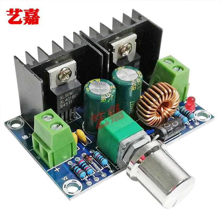 DC-DC step-down power supply module XL4016E1 High power adjustable voltage DC voltage regulator plate 8A with voltage stabilization