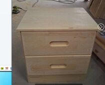 Special solid wood bedside table Pine small mini childrens storage storage cabinet Simple modern creative bedroom side cabinet