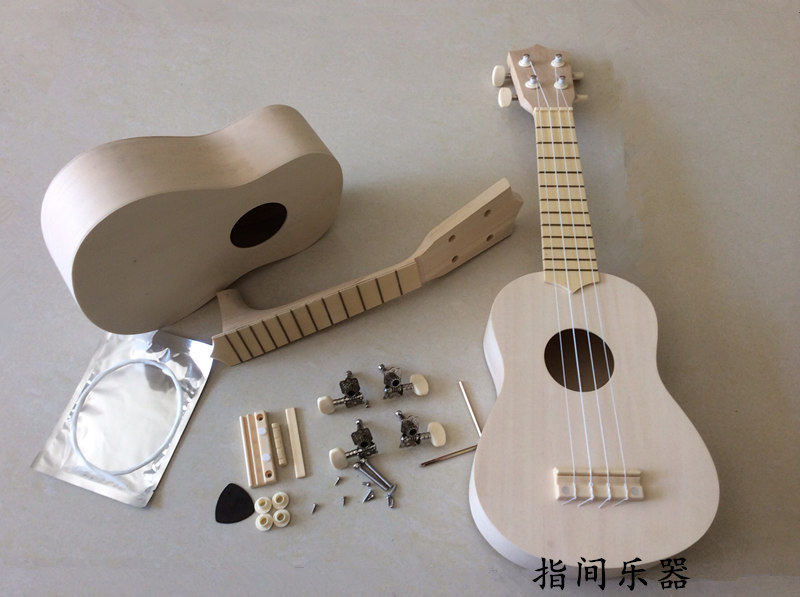 DIY hand assembled 21 inch ukulele ukulele personality Hawaiian small guitar can be painted musical instrument