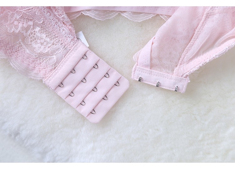 抹胸文胸 超薄防走光 夏季透明蕾丝裹胸式打底少女无钢圈内衣美背详情30