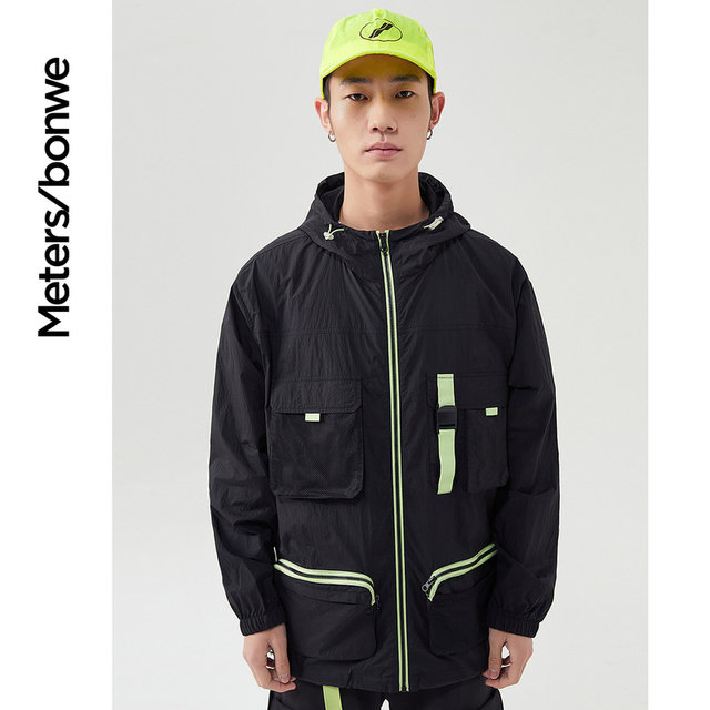 Metersbonwe jacket ຜູ້ຊາຍດູໃບໄມ້ລົ່ນ trendy ຍີ່ຫໍ້ຄົນອັບເດດ: ກິລາໄວຫນຸ່ມ hooded