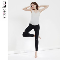 loveloc maternity pants black jeans spring and summer thin models wear fashion models with holes nine points small feet pregnant clothing