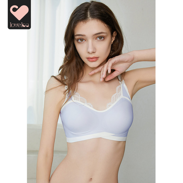 loveloc nursing bra push-up anti-sagging ຖືພາ postpartum ການໃຫ້ນົມລູກ ຊຸດຊັ້ນໃນບາງໆໃນລະຫວ່າງການຖືພາ