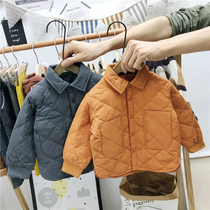 Off-season special childrens baby light shirt Down jacket Boy girl infant child foreign style winter coat