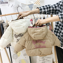 Anti-season special childrens down cotton coat jacket Baby childrens clothing Foreign style Infant winter quilted jacket Mens and womens childrens cotton clothes