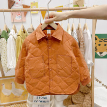 Children's baby light shirt down jacket boys and girls 1-3 years old infants and children foreign style autumn and winter coat