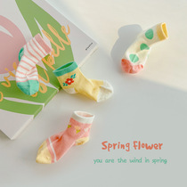 Children socks 2022 Summer new Korean cotton socks Mens and womens slim Mesh Short Socks Baby Combed Cotton Short Socks