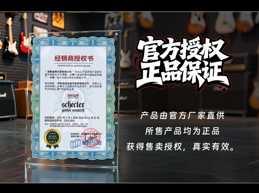 Schecter Electric Guitar: Demon-6 & Omen Extreme Pickups - Product image 8