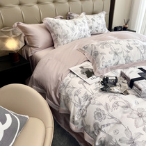 Roland Home Textile 120 Lean Days Silk Four Pieces Spring Summer Cool American Quilt Cover Lesel Fiber