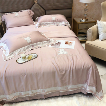 Roland Home Textiles 100 Tianzi cool feeling summer cool quilt air conditioning by summer thin quilt pillowcase four sets