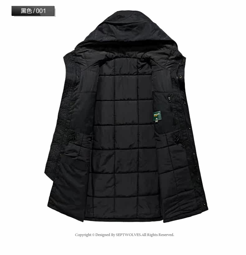 Blouson chaud pour homme SEPTWOLVES    - Ref 3114210 Image 14