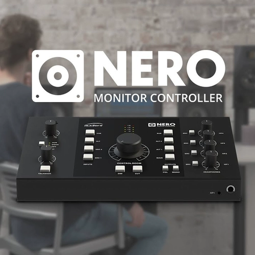 Audient Nero Monitor Controller无音染录音棚立体声监听控制器