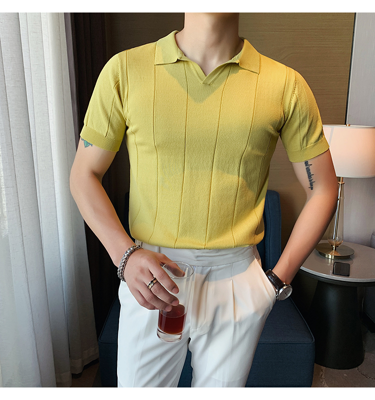 Men's Solid Color T-shirt Men's Clothing display picture 1