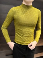 Желтый лонгслив