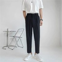 Черные укороченные брюки