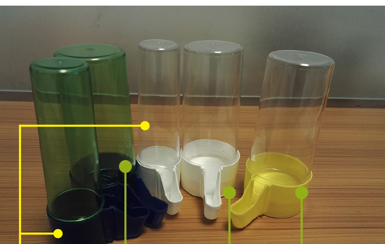 Petworx chim nước cốc tự động uống thức ăn hộp jug vẹt starling chim cung cấp lồng phụ kiện nhà máy trực tiếp - Chim & Chăm sóc chim Supplies thuc an chim
