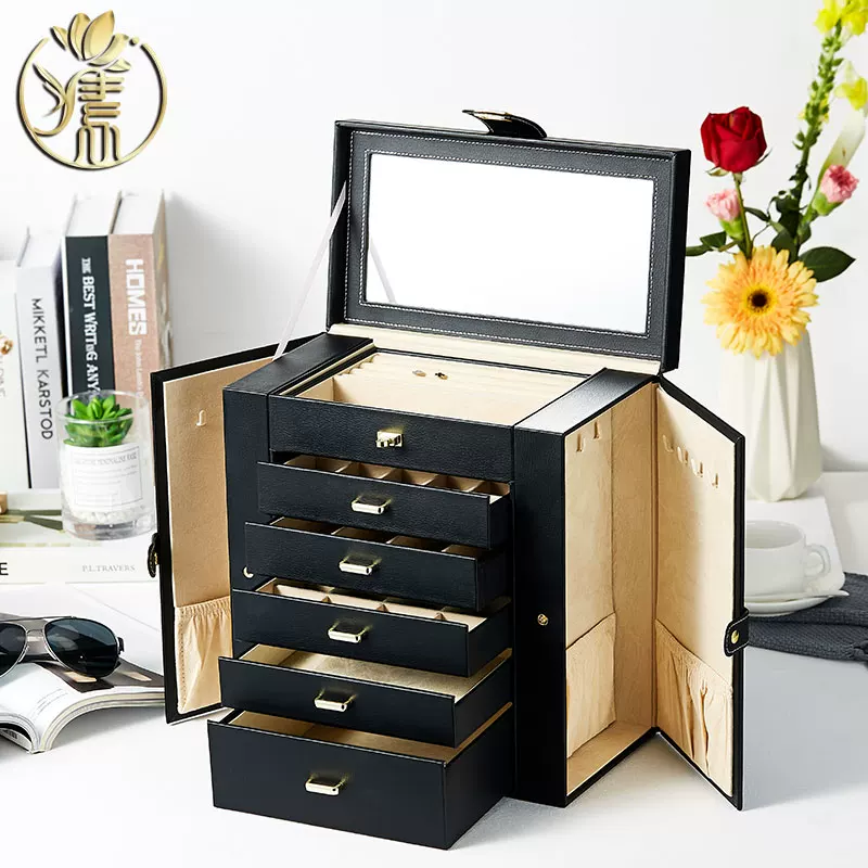 梵素姿雅 High-end capacious storage system, accessory, ring, storage box, gift box, European style, Birthday gift