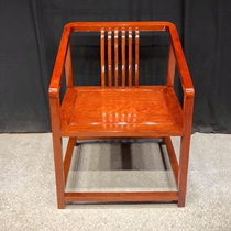 Ba Hua Okan walnut Ebony Ebony Eun Zen leisure chair oblique back to the main chair big throne