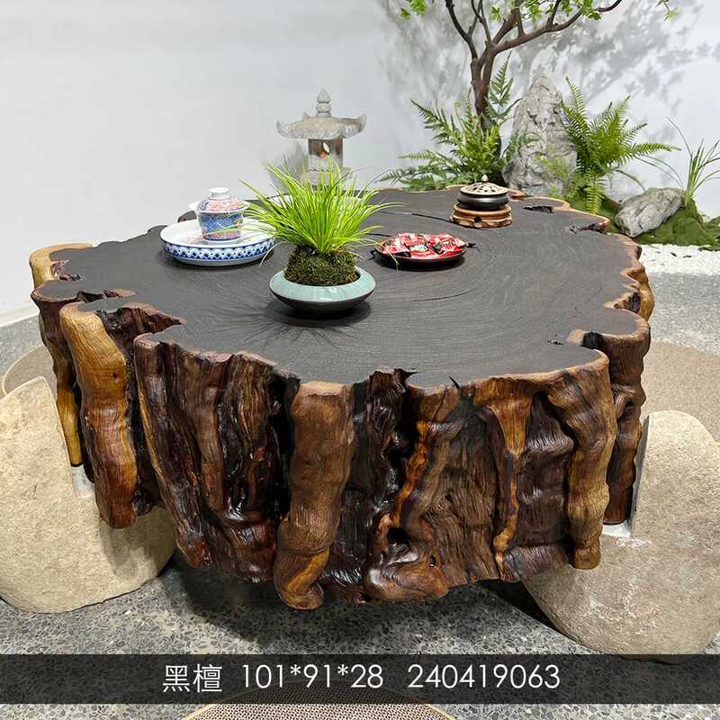 Size: 100-91-28 Ebony Solid Wood Large Board Tea Table Dining Table Natural Wood Office Desk Writing Desk Painting Table Size: 100-91-28 Ebony Solid Wood Large Board Tea Table Dining Table Natural Wood Office Desk Writing Desk Painting Table