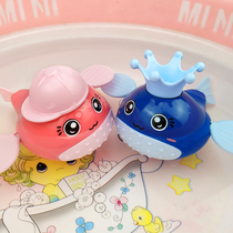 Childrens drama Water Toys Shake The Same River Dolphin Baby Bath up Chain Bathrooms Swimming Baby bath Boy Girl