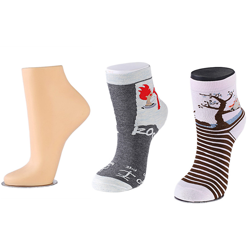 New seamless magnet foot mold boat Socks mold invisible socks foot mold plastic men's and women's socks mold foot mold short socks mold leg mold