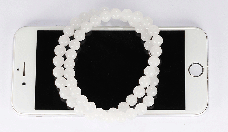 Ngọc bích ngọc bích lỏng ngọc trai jasper mặt dây chuyền Vòng đeo tay hạt giống Vòng đeo tay Mặt dây chuyền đá thô Vòng đeo tay phụ kiện DIY - Vòng đeo tay Cuff vòng daniel wellington 