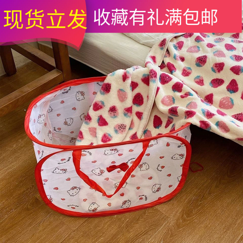 Dirty clothes include basket cartoon washing basket new folding dirty basket handlift fresh personality basket