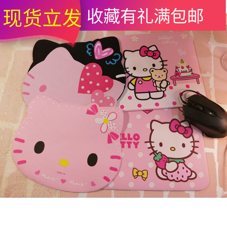 Cute Korean Version Personality Fashion Cartoon Creative Cloth Art Mat Cat Head Styling Office Notebook Computer Mouse Pad