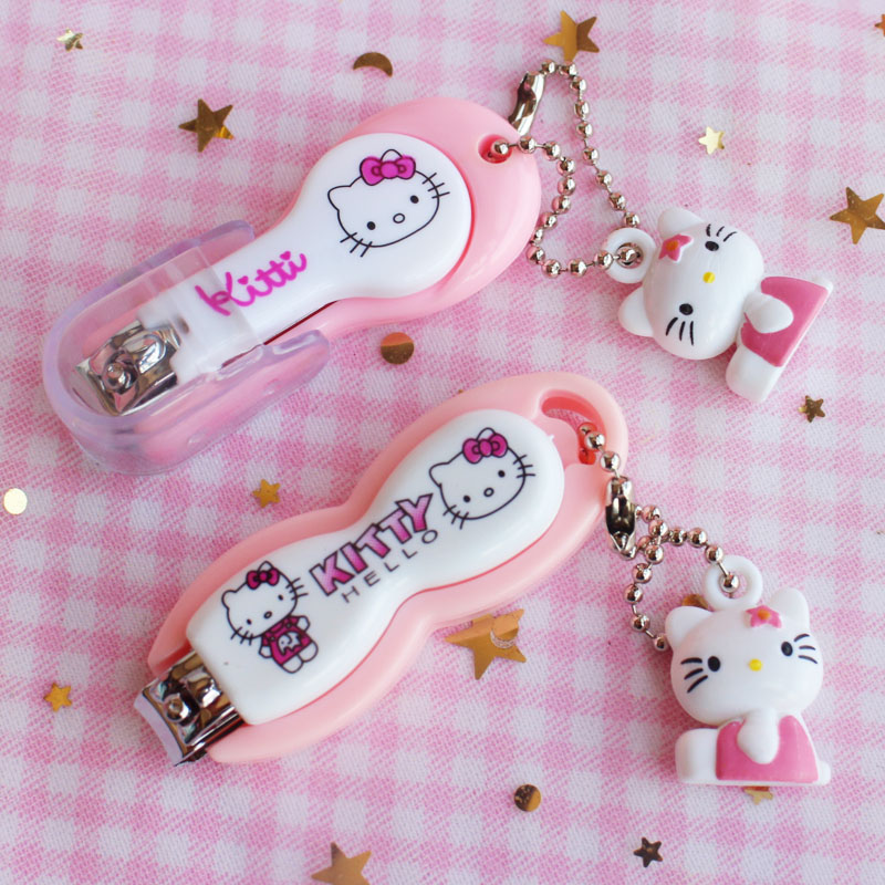 Creative personality cartoon doll hanging ornaments cute nail clippers manicure nail scissors adult manicure