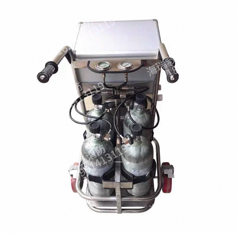 Long-Tube Type 30Mpa Mobile Air Supply System, Vehicle-Mounted Air Breathing Apparatus, 4 Bottles of 6.8L Carbon Fiber Cylinders Long-Tube Type 30Mpa Mobile Air Supply System, Vehicle-Mounted Air Breathing Apparatus, 4 Bottles of 6.8L Carbon Fiber Cylinders