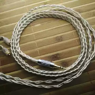 Zero Art linge Ryukyu 8-strand single crystal copper silver-plated litz 0 78mmcx a2dc balance headset upgrade line