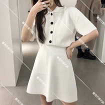 (Xinyu law generation)sandro 20 spring and summer college style knitted A-line skirt SFPJU00267