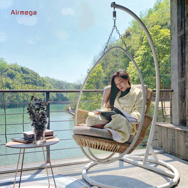 Hanging Basket Rattan Chair Balcony Casual Hanging Chair Home Cradle Chair Vine choreography minimalist rocking chair Hanging Basket Chair Indoor swing chair