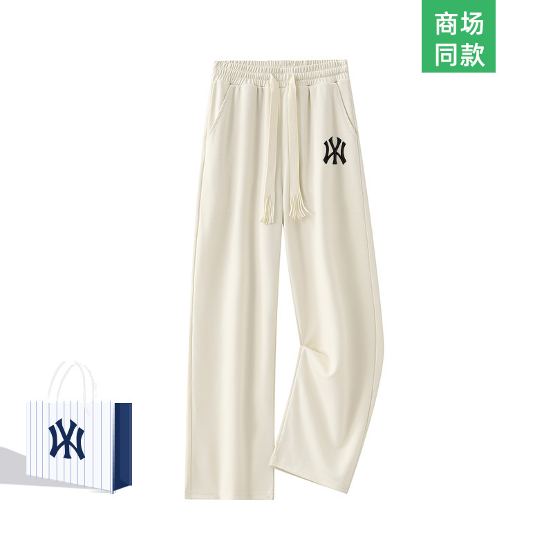 [Ole Official] Spring and Autumn Casual Pants for Women, Simple Trendy Brand Straight-Leg Pants, Loose and Versatile, Slimming Long Pants