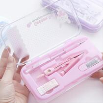 Drawing Compasses Teenage Girl Hearts Cute Fresher Stationery Fine Art First Grade Appliance Minima Creative Sophomore Year Tools