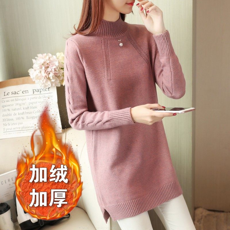 Version type plus floss clothes woman blouse autumn and winter clothing autumn and winter autumn long dress for middle-aged spring and autumn women