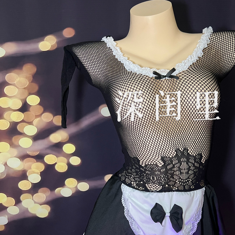 Sweetheart Maid Sexy Lingerie Maid Ultra-Thin Tight Maid Costume Cosplay Suit Sweetheart Maid Sexy Lingerie Maid Ultra-Thin Tight Maid Costume Cosplay Suit