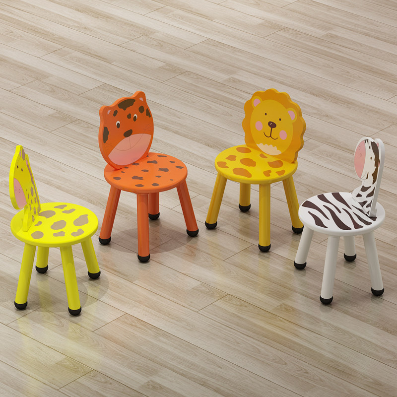 CHILDREN'S CHAIR SOLID WOOD LEGS CHILDREN TABLE AND CHAIRS KIT BABY SEAT GAMING CHAIR TOY CHAIR NURSERY SCHOOL STUDY TABLE AND CHAIRS